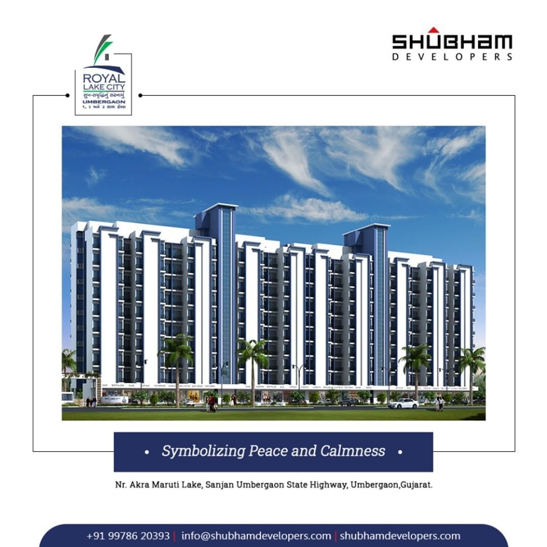 Dwell into the Peace in Pure Conscience and Experience Happiness and Prosperity in the #RoyalLakeCity.

#ShubhamDevelopers #RealEstate #Gujarat #India