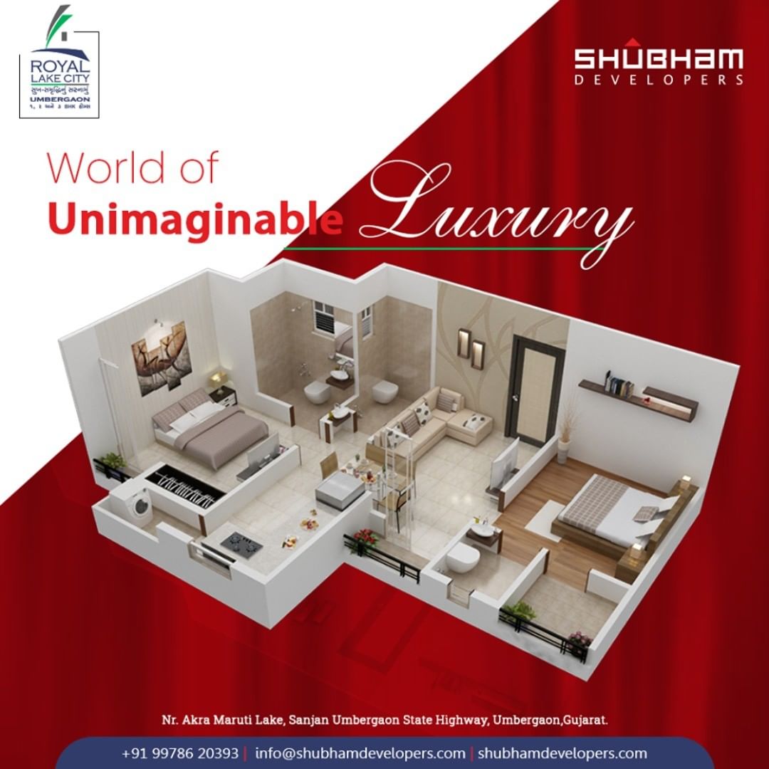 Royal Lake City brings to you a home where happiness prospers and luxury resides.

Royal Lake City has 1, 2, 2.5 & 3 BHK Luxurious Apartments strategically boated at Umbergaon, one of the most developing cities of South Gujarat.

#RoyalLakeCity #ShubhamDevelopers #RealEstate #Gujarat #India