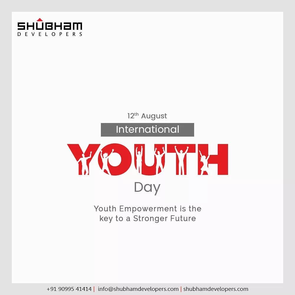 Youth Empowerment is the key to Stronger Future

#InternationalYouthDay #InternationalYouthDay2020 #YouthDay2020 #YouthDay #Shubham1 #2BHK #3BHK #PerfectHome #DreamHome #Amenities #Luxurious #Serene #Sanand #Mehsana #ShubhamDevelopers #RealEstate #Gujarat #India