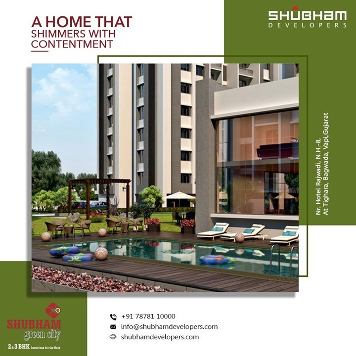 Shubham Green City brings you a luxurious abode that shimmers with contentment and tranquility. Loaded with numerous amenities Shubham Green City is the best for your joyful living. 

#ShubhamGreenCity #Greencity #ShubhamDevelopers #RealEstate #Gujarat #India #Vapi #2BHK #3BHK.