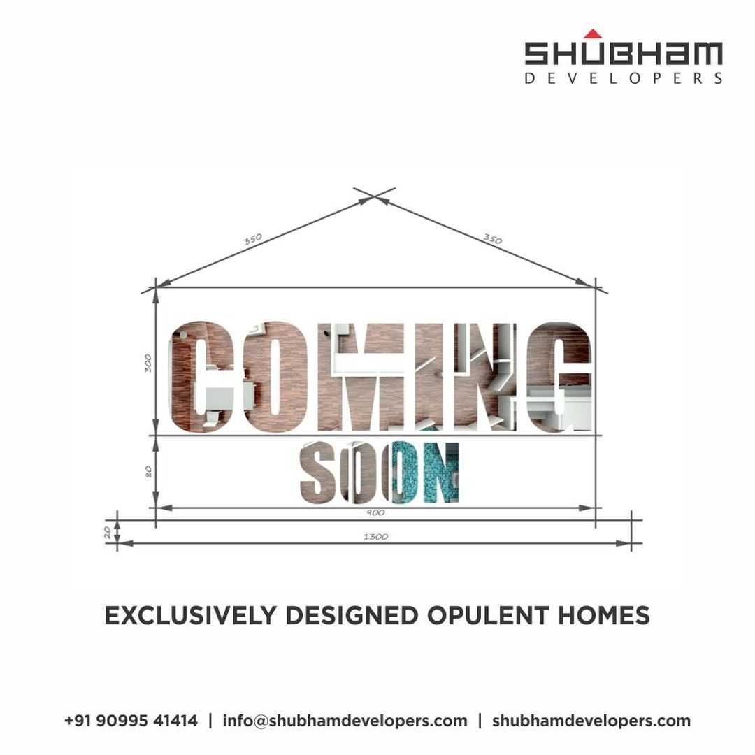 Exclusively designed opulent homes 
Coming soon near you in Sanand.

Pre-launch bookings.
Starting shortly. Stay Tuned.

#ComingSoon #ShubhamDevelopers #RealEstate #Gujarat #India