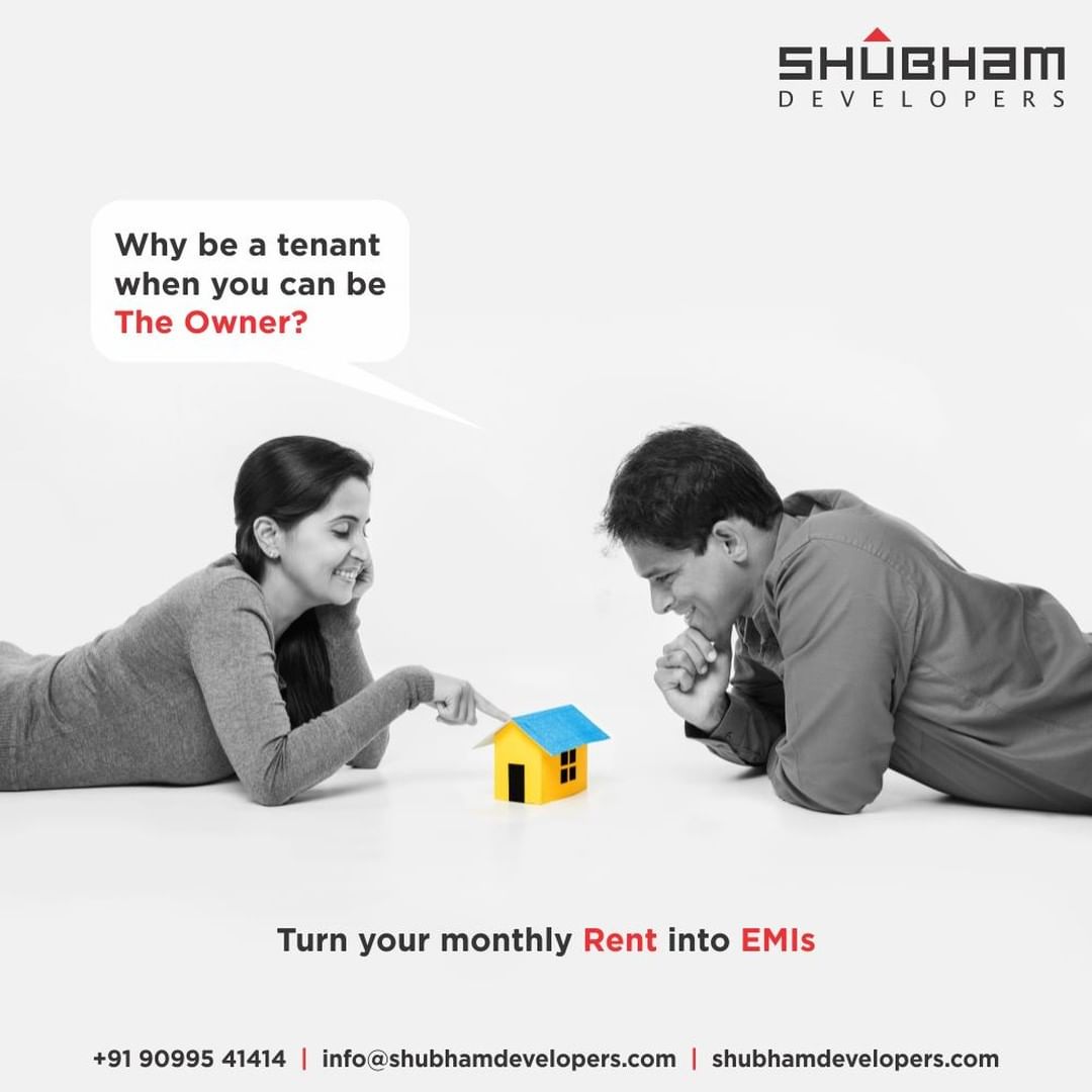 Why be a tenant when you can be the owner?
Turn your monthly rent into EMIs.
Buy a property at Shubham and pay your future self instead of paying to your landlord.

#ComingSoon #ShubhamDevelopers #RealEstate #Gujarat #India