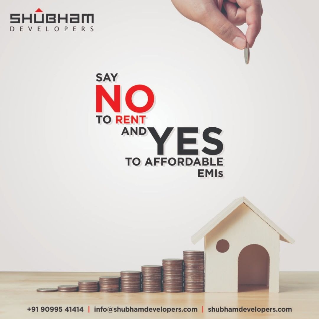 Turn your monthly rent into EMIs.
Buy a property at Shubham and pay your future self instead of paying to your landlord.

#ComingSoon #ShubhamDevelopers #RealEstate #Gujarat #India