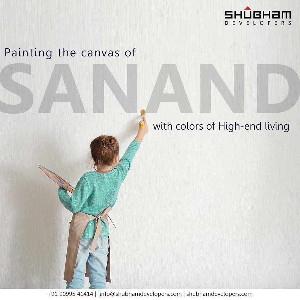 Sanand is getting painted with all the colors of High-end living. 
Are you ready for a lifestyle filled with bright and opulent colors?

Something is coming.

#SanandAhmedabad #Sanand #ComingSoon #ShubhamDevelopers #RealEstate #Gujarat #India