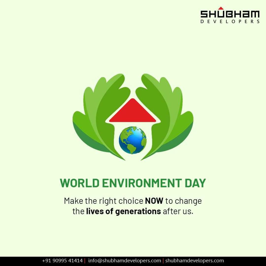 Make the right choice NOW to change the lives of generations after us.

#WorldEnvironmentDay #EnvironmentDay #EnvironmentDay2021 #SaveEnvironment #WorldEnvironmentDay2021 #GenerationRestoration #ShubhamDevelopers #RealEstate #Gujarat #India