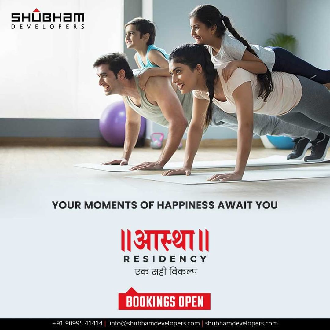 Your moments of happiness await you!

Bookings Open.

#AsthaResidency #ComingSoon #ShubhamDevelopers #Rata #RealEstate #Gujarat #India