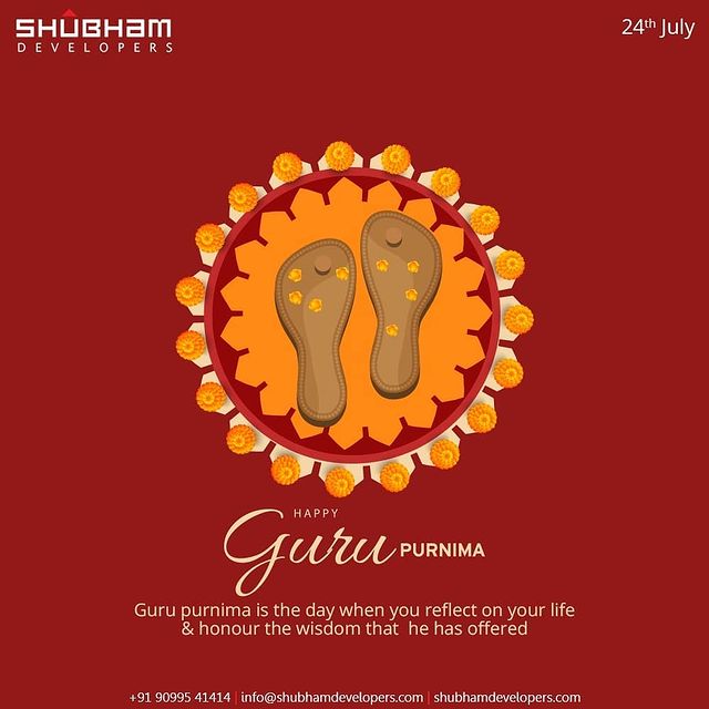 Guru purnima is the day when you reflect on your life & honour the wisdom that he has offered.

#GuruPurnima2021 #GuruPurnima #HappyGuruPurnima #GuruPoornima #Guru #ShubhamDevelopers #Gujarat #India #realestate #realtor #home #property #investment #dreamhome #luxury #explore #bhfyp
