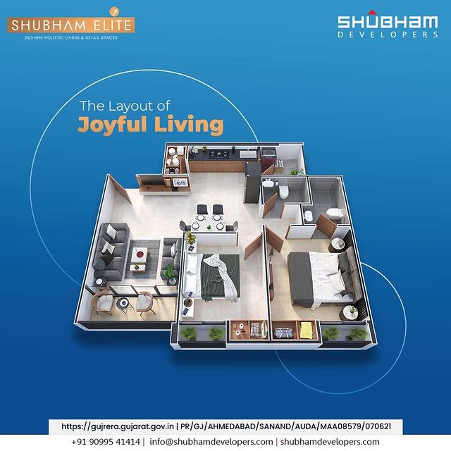 Shubham Elite is here with the layout of joyful living with 2 & 3 BHK Homes, which ensure positive vibes along with spacious interiors and more than enough amenities. 

We're RERA APPROVED! Book your happy-abode now.

#ShubhamElite #ShubhamDevelopers #RERAApproved #Sanand #ComingSoon #Ahmedabad #RealEstate #Gujarat #India #reels #realtor #home #property #investment #dreamhome #luxury #explore #bhfyp