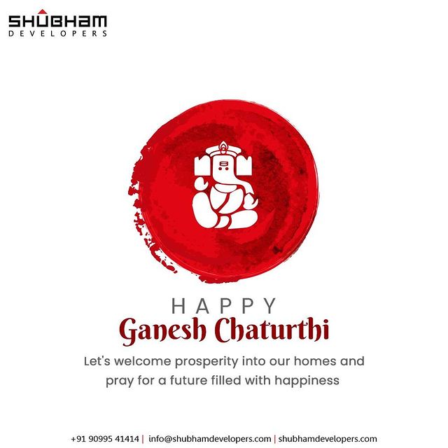 Let's welcome prosperity into our homes and pray for a future filled with happiness.

#GaneshChaturthi #HappyGaneshChaturthi #GaneshChaturthi2021 #LordGanesha  #IndianFestival #ShubhamDevelopers #Gujarat #India #realestate