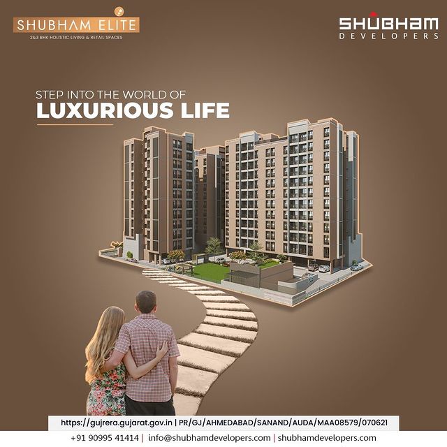 Step right in to the luxurious life which you desire. Build your perfect Home with lots of Love, Fun and joy. Shubham Elite dwellers to live closer to conveniences and proximity. 

We are RERA APPROVED ! Boook your dream home now.

#Shubhamelite #shubhamDevelopers #RERAApproved #Sanand #Home #Dreamhome #Realestate #Interior #Happyliving #Healthyliving #Familytime #Happiness #Dreamhome #home #House #Property #Gujarat