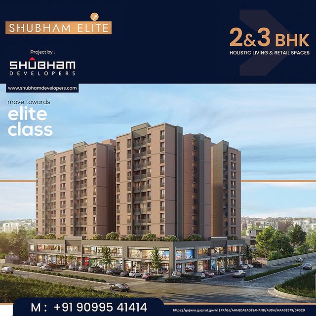 Move towards the elite class of living with the Shubham Elite. Enjoy your splendid leisure time with your loved ones at your dream home. 

#ShubhamElite #ShubhamDevelopers #RERAApproved #Sanand #Realestate #Interior #Happyliving #Healthyliving #Familytime #Happiness #Dreamhome #home #House #Property #Gujarat