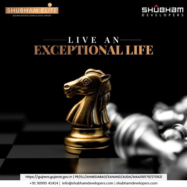 Live the elite way with Shubham Elite.
With unparalleled amenities and superior benefits, be ready to live an exceptional life full of surprises and good times.

Experience 2 & 3 BHK Holistic Living & Retail Spaces at Sanand.

#Shubhamelite #shubhamDevelopers #RERAApproved #Sanand #Home #Dreamhome #Realestate #Interior #Happyliving #Healthyliving #Familytime #Happiness #Dreamhome #home #House #Property #Gujarat