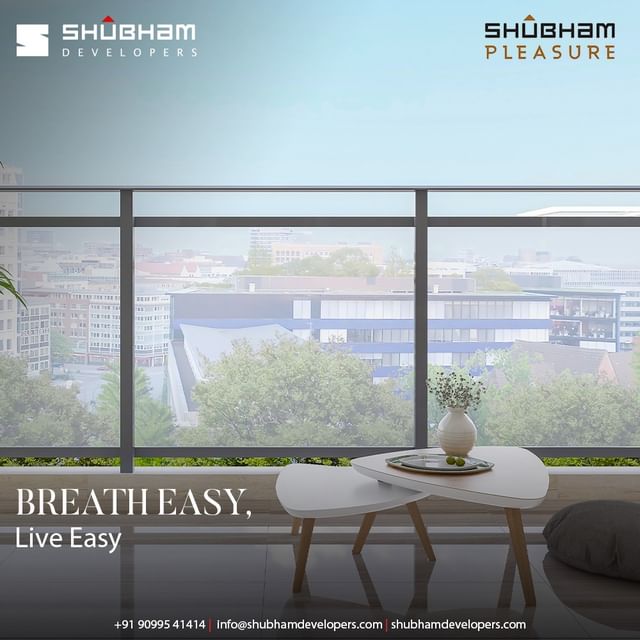 Experience peace and tranquility in our apartments. With open spaces, fresh air, and modern amenities, you'll find a comfortable and relaxing home to recharge and live your best life.

#ShubhamDevelopers #Breathe #Easy #ShubhamPleasure #LifestyleOfPleasure #Pleasure #Amenities #Happyliving #Familytime #ComingSoon #Happiness #Luxury #Realestate #Property #Gujarat #India