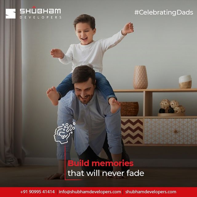 Celebrate Father's Day with your beloved dad in your ideal family house! Create memories that will never fade as you honour the incredible man who shaped your life. Cherish the moments of love, laughter, and togetherness in the comfort of your home. 

 

 #FathersDayCelebration #IdealFamilyHouse #CherishEveryMoment #LoveLaughterTogetherness #TributeToDad #CelebratingDads #ShubhamDevelopers #QualityConstruction #LuxuryLiving #DreamHome